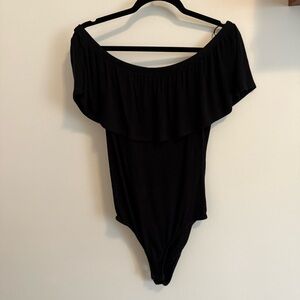 Lucky Brand Black Bodysuit